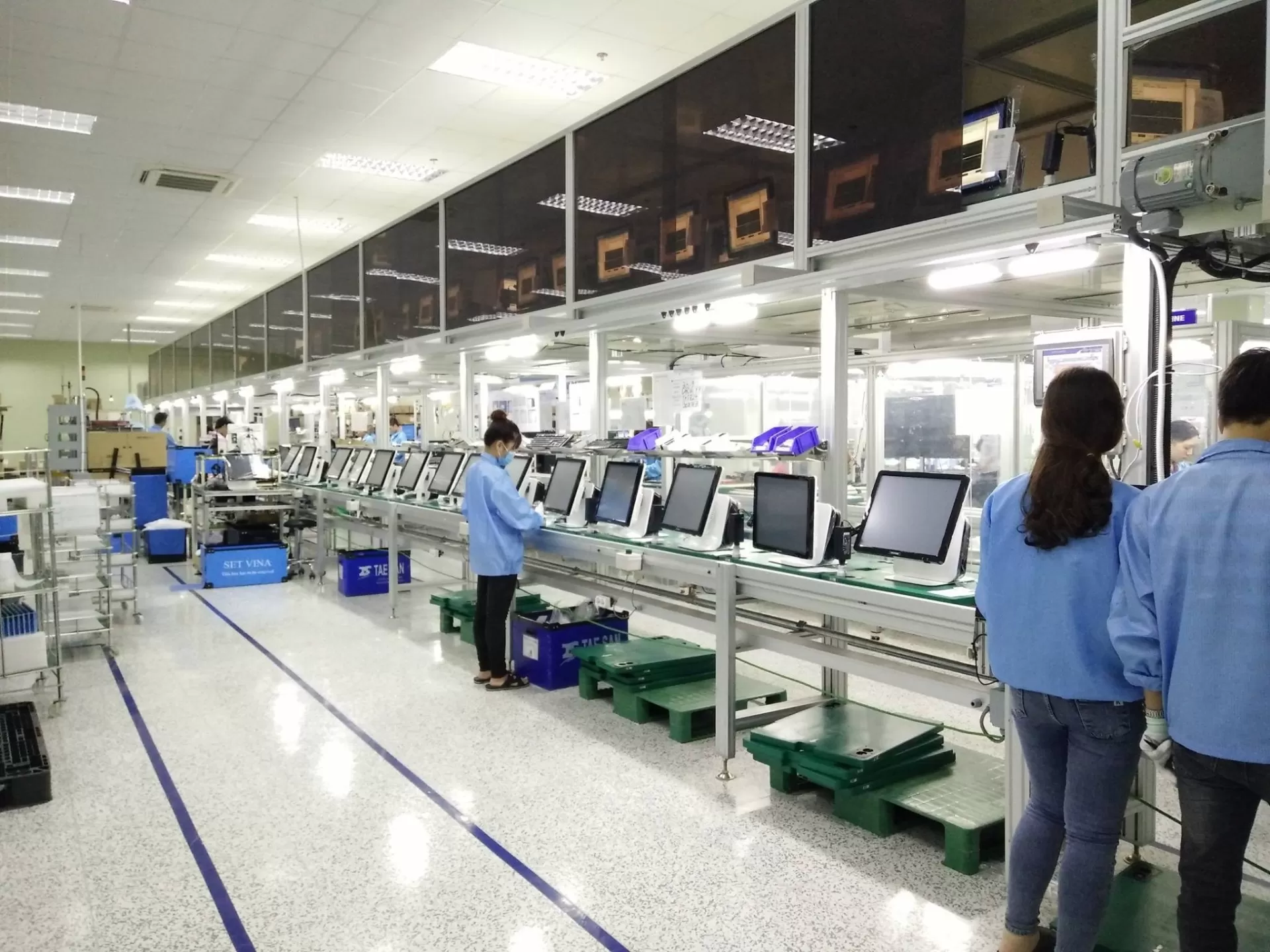 Lắp đặt cơ điện ống gió điều hoà Set Vina - KCN Châu Sơn  - Ninh Bình