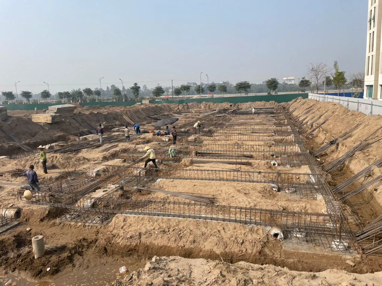 Khảo sát tiến độ thi công dự án KTX Đại học Nam Cao – Ninh Bình